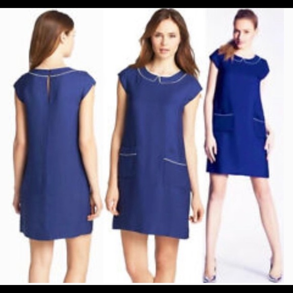 Kate Spade Thelma Peter Pan Collar Dress Sz 10 - Picture 2 of 5